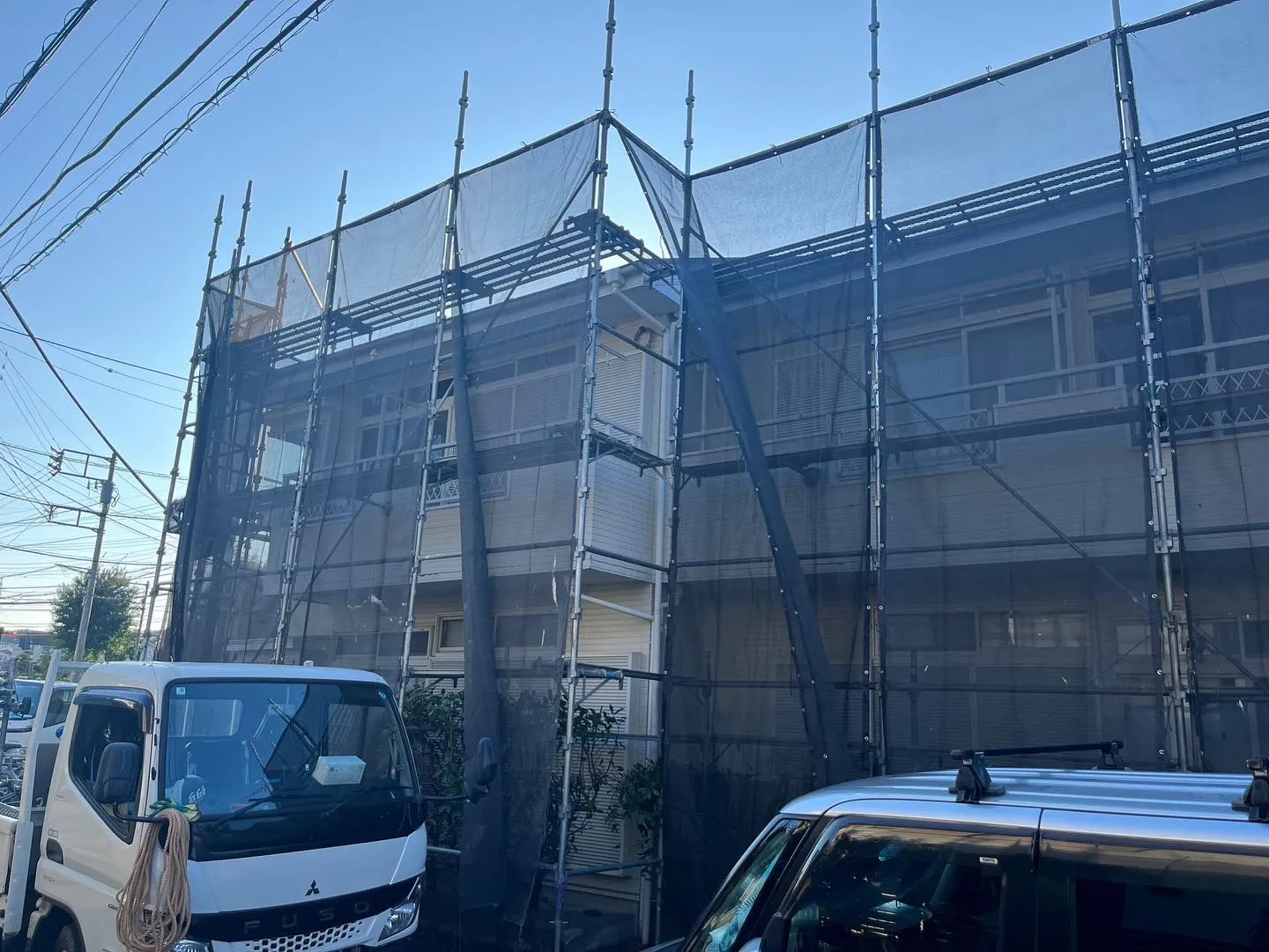 【金井町•アパート外壁屋根塗装工事】