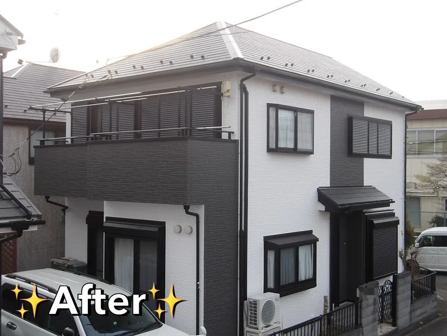 【外壁屋根塗装完工のお知らせ📢Before⇨After】