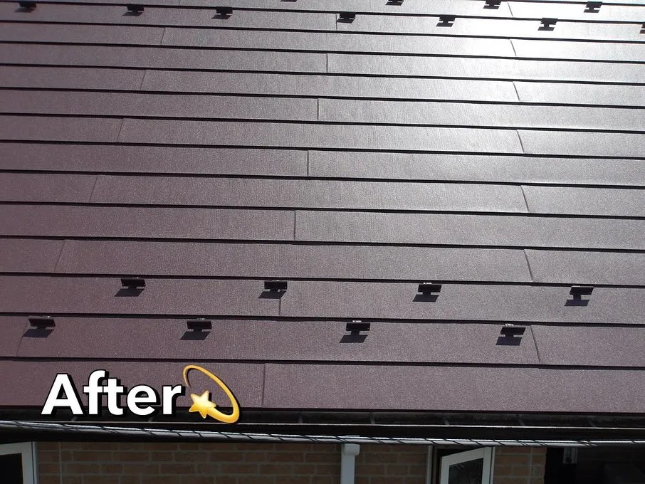 【塗装工事屋根カバー工事完工のお知らせ📢Before⇨Aft...