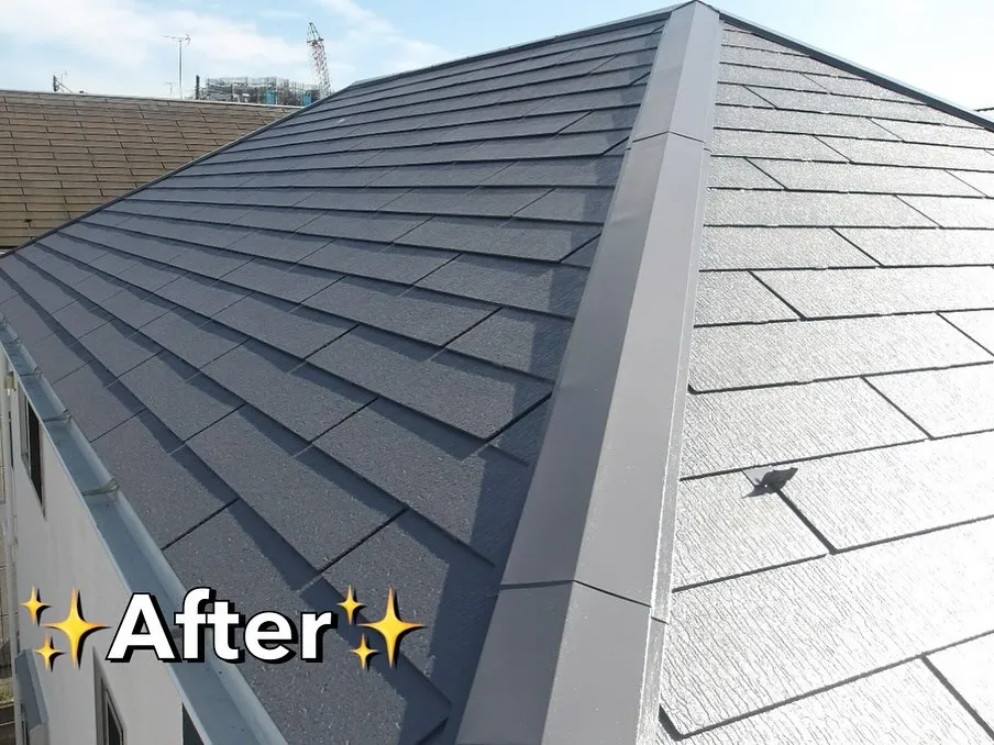 【外壁屋根塗装工事完工のお知らせ📢Before⇨After】