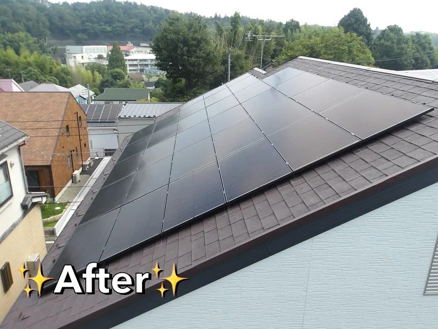 【町田市上小山田町T様邸　塗装工事及び太陽光ソーラーパネル・...