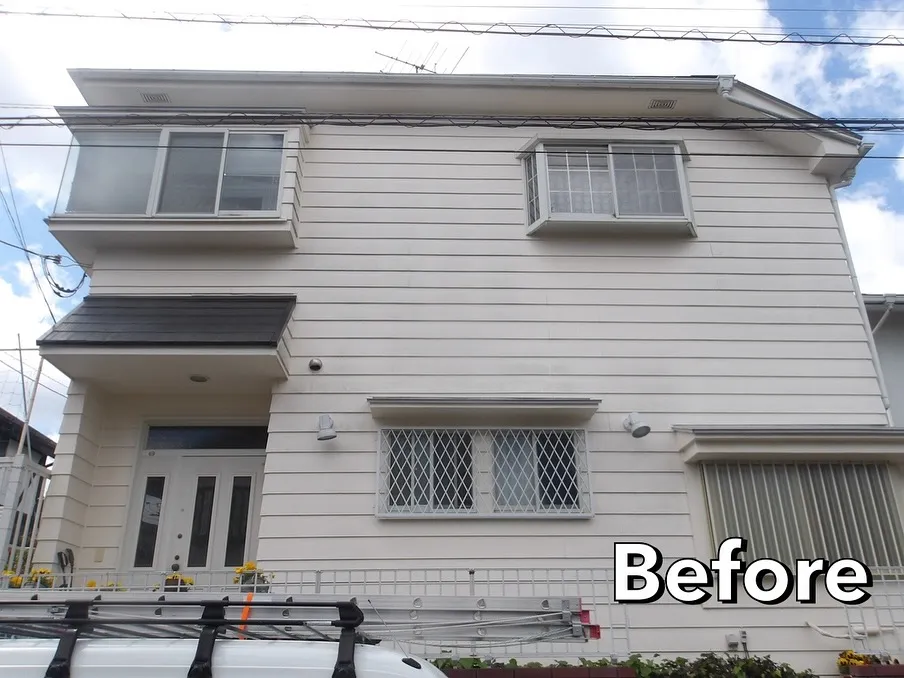 【町田市鶴川K様邸　外壁屋根塗装工事　Before⇨Afte...